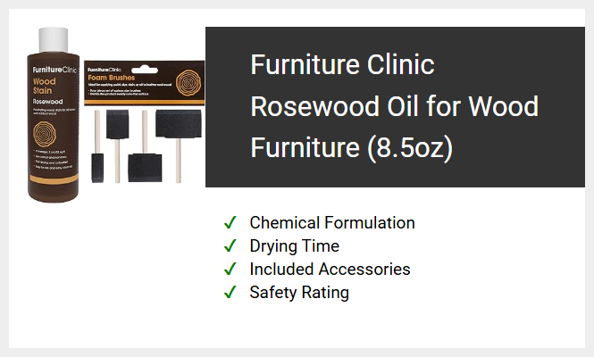 Furniture Clinic Rosewood Oil for Wood Furniture (8.5oz)