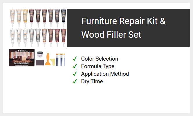 Furniture Repair Kit & Wood Filler Set