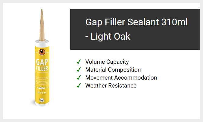 Gap Filler Sealant (310ml, Light Oak)