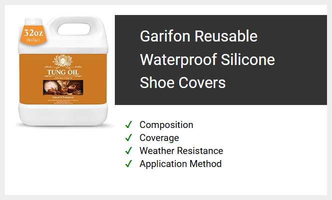 Garifon Reusable Waterproof Silicone Shoe Covers