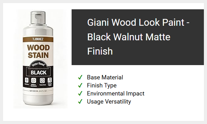 Giani Wood Look Paint - Black Walnut Matte Finish
