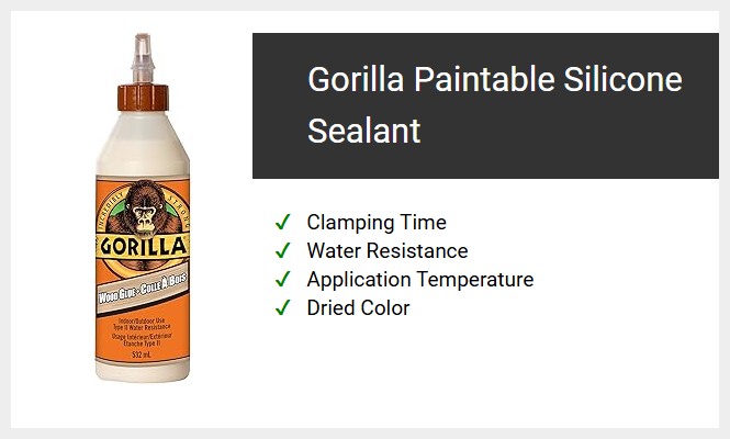 Gorilla Paintable Silicone Sealant