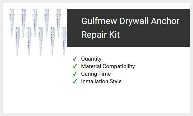 Gulfmew Drywall Anchor Repair Kit