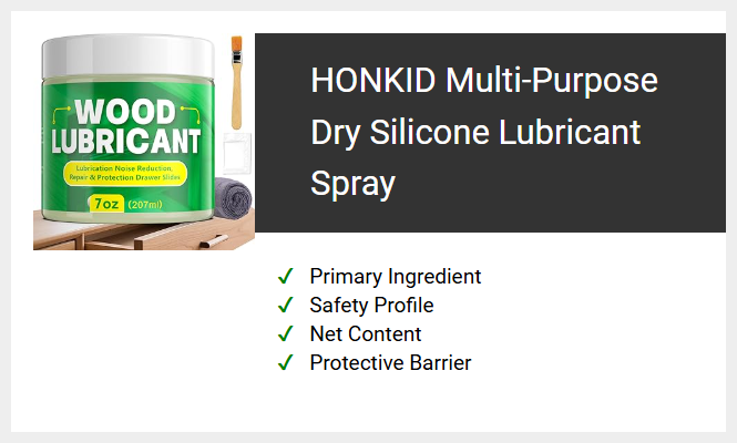 HONKID Multi-Purpose Dry Silicone Lubricant Spray
