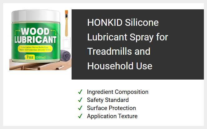 HONKID Silicone Lubricant Spray for Treadmills and Household Use