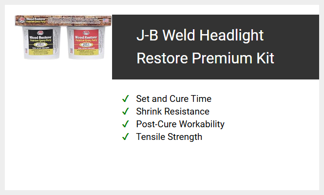 J-B Weld Headlight Restore Premium Kit