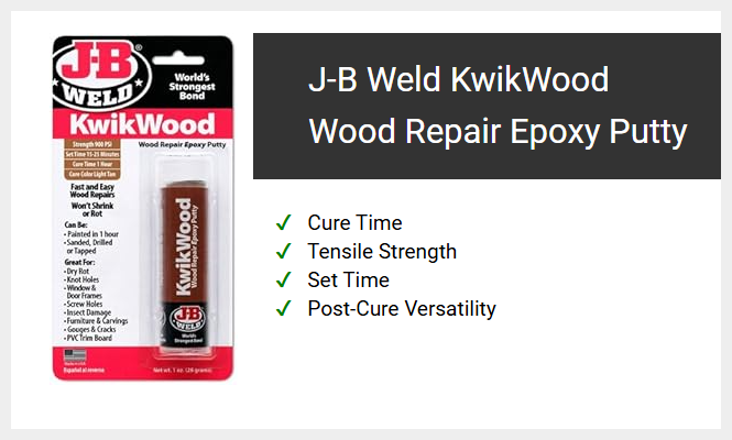 J-B Weld KwikWood Wood Repair Epoxy Putty