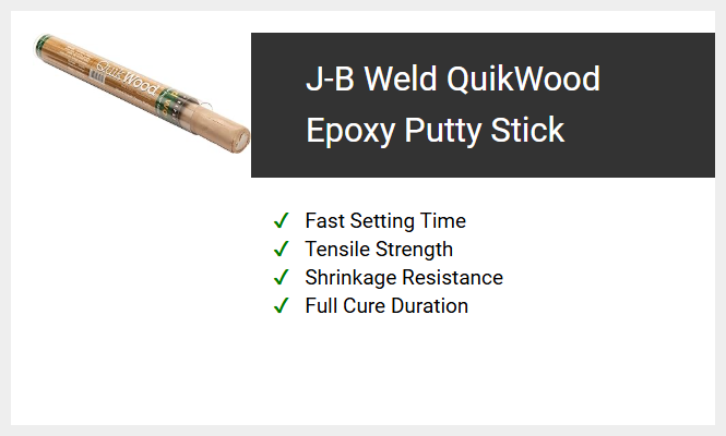 J-B Weld QuikWood Epoxy Putty Stick