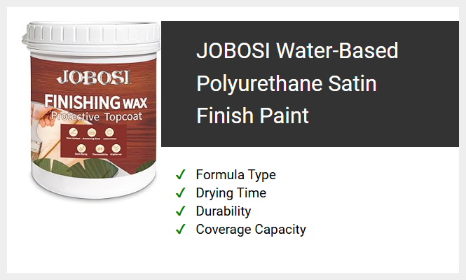 JOBOSI Water-Based Polyurethane Satin Finish Paint