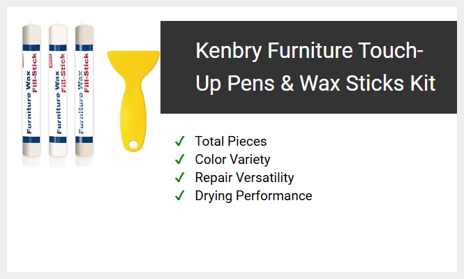 Kenbry Furniture Touch-Up Pens & Wax Sticks Kit