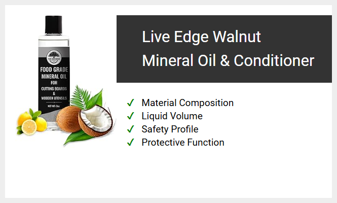 Live Edge Walnut Mineral Oil & Conditioner