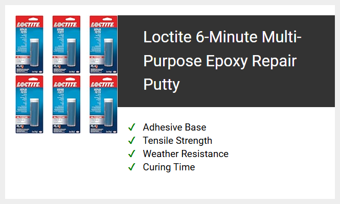 Loctite 6-Minute Multi-Purpose Epoxy Repair Putty