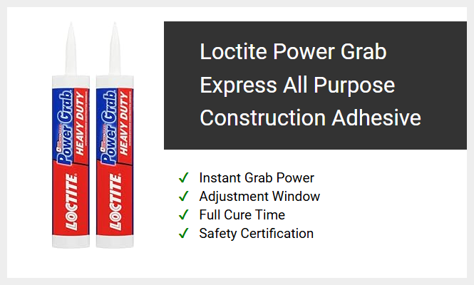Loctite Power Grab Express All Purpose Construction Adhesive
