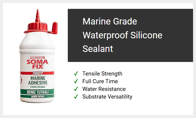 Marine Grade Waterproof Silicone Sealant