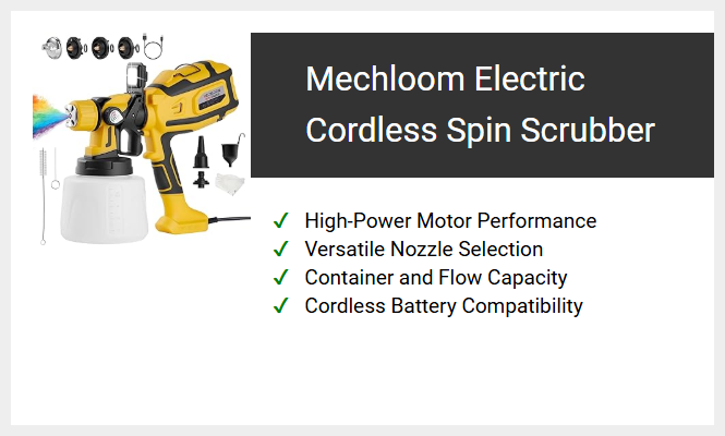 Mechloom Electric Cordless Spin Scrubber