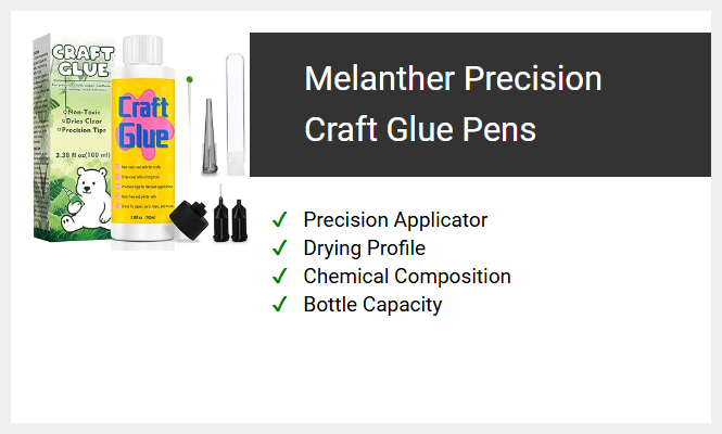 Melanther Precision Craft Glue Pens
