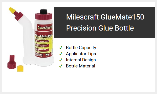 Milescraft GlueMate150 Precision Glue Bottle