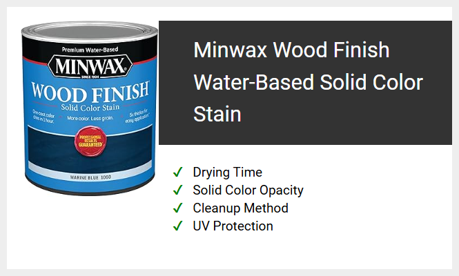 Minwax Wood Finish Water-Based Solid Color Stain