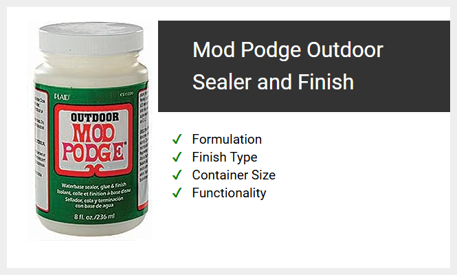 Mod Podge Outdoor Sealer and Finish