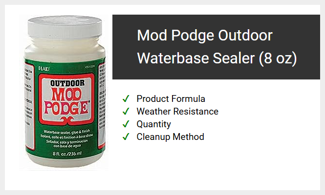 Mod Podge Outdoor Waterbase Sealer (8 oz)