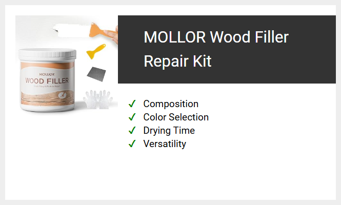 MOLLOR Wood Filler Repair Kit