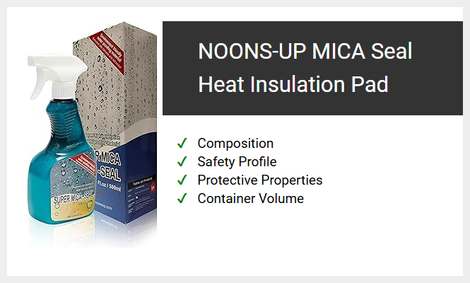 NOONS-UP MICA Seal Heat Insulation Pad