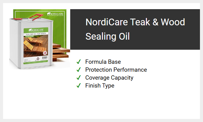 NordiCare Teak & Wood Sealing Oil