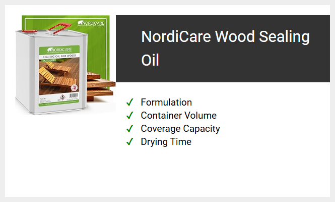 NordiCare Wood Sealing Oil