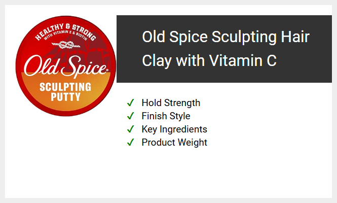 Old Spice Sculpting Hair Clay with Vitamin C