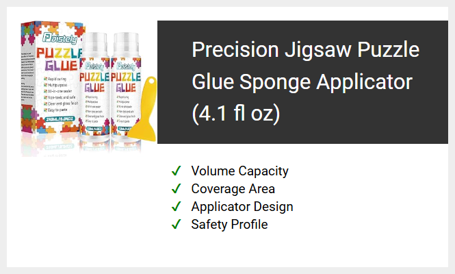 Precision Jigsaw Puzzle Glue Sponge Applicator (4.1 fl oz)
