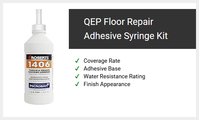 QEP Floor Repair Adhesive Syringe Kit