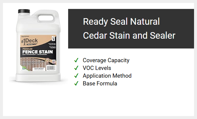 Ready Seal Natural Cedar Stain and Sealer