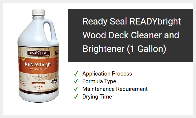 Ready Seal READYbright Wood Deck Cleaner and Brightener (1 Gallon)