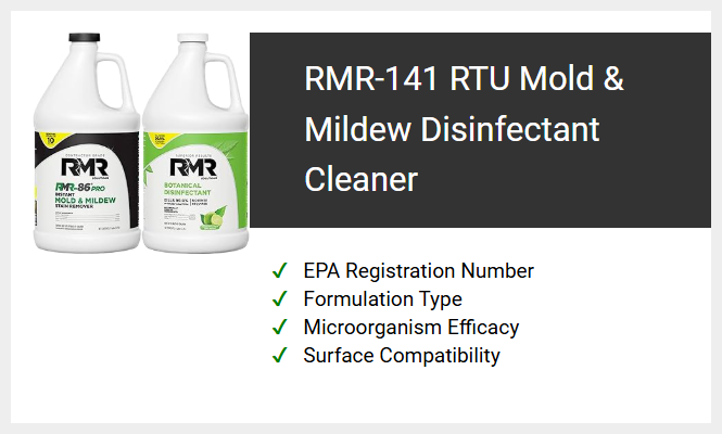 RMR-141 RTU Mold & Mildew Disinfectant Cleaner