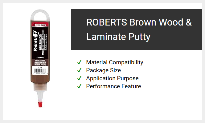 ROBERTS Brown Wood & Laminate Putty
