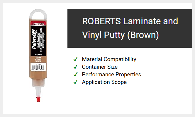 ROBERTS Laminate and Vinyl Putty (Brown)