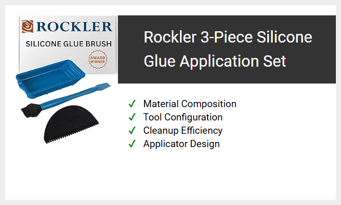 Rockler 3-Piece Silicone Glue Application Set