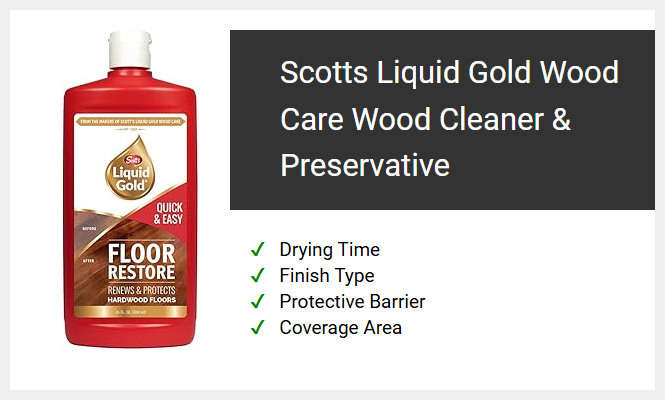 Scotts Liquid Gold Wood Care Wood Cleaner & Preservative
