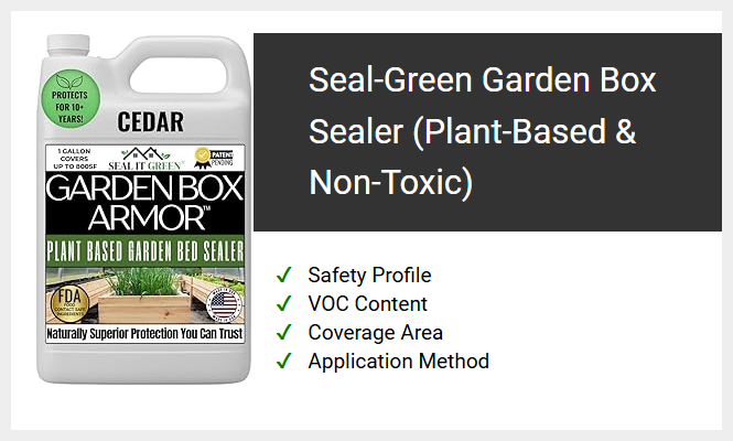 Seal-Green Garden Box Sealer (Plant-Based & Non-Toxic)