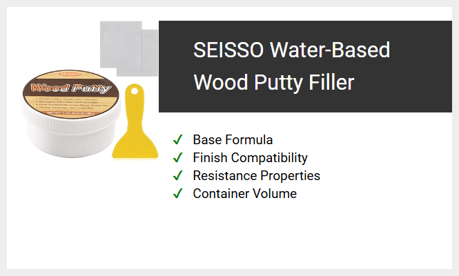SEISSO Water-Based Wood Putty Filler