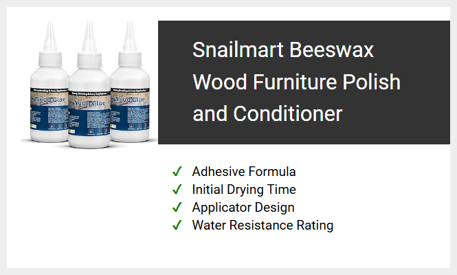 Snailmart Beeswax Wood Furniture Polish and Conditioner