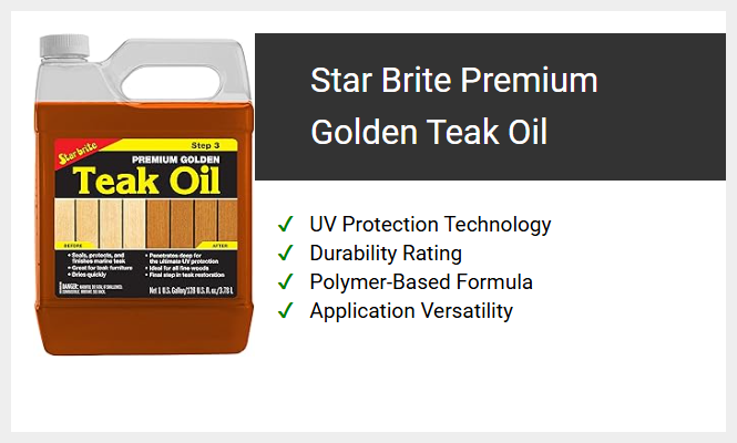 Star brite Premium Golden Teak Oil