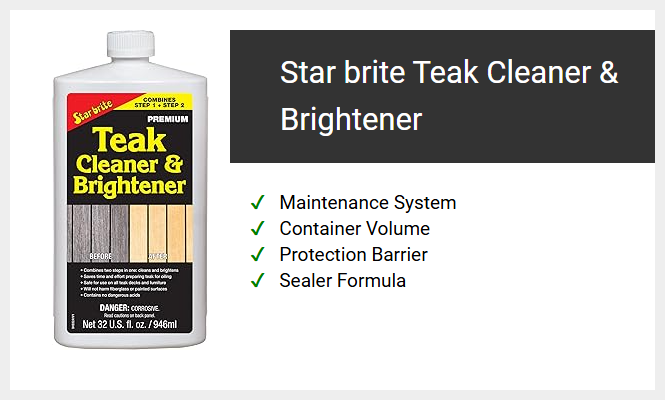 Star brite Teak Cleaner & Brightener