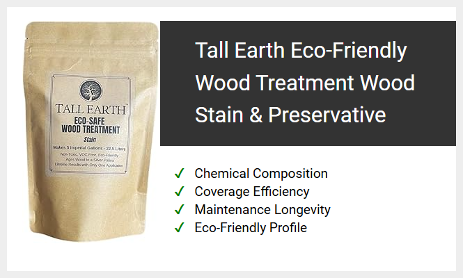 Tall Earth Eco-Friendly Wood Treatment Wood Stain & Preservative