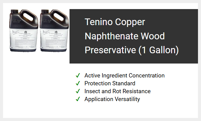 Tenino Copper Naphthenate Wood Preservative (1 Gallon)