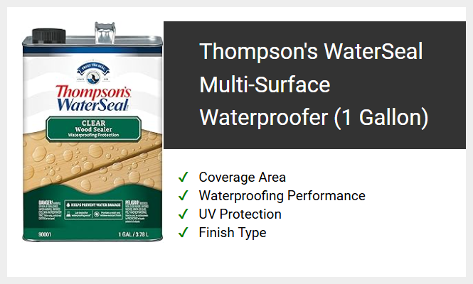 Thompson's WaterSeal Multi-Surface Waterproofer (1 Gallon)