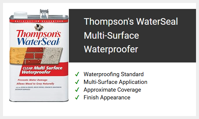 Thompson's WaterSeal Multi-Surface Waterproofer