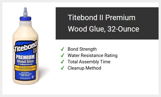 Titebond II Premium Wood Glue, 32-Ounce