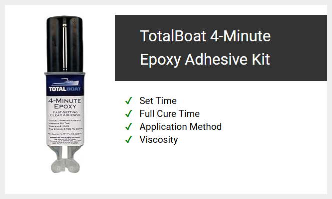TotalBoat 4-Minute Epoxy Adhesive Kit
