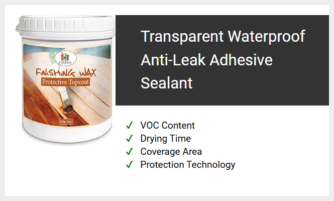 Transparent Waterproof Anti-Leak Adhesive Sealant